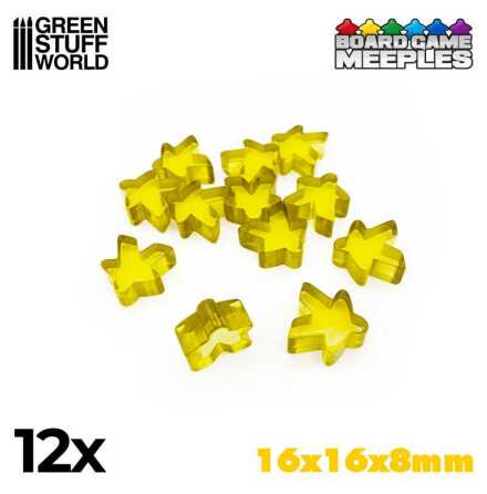 Meeples 16x16x8mm - Yellow