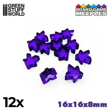 Meeples 16x16x8mm - Purple