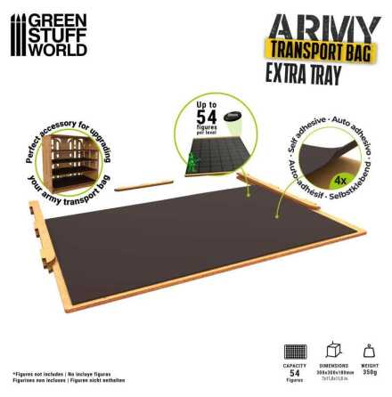 Army Transport Bag (GreenStuffWorld) Extra Tray