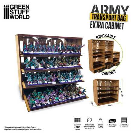 Army Transport Bag (GreenStuffWorld) Extra Cabinet Medium