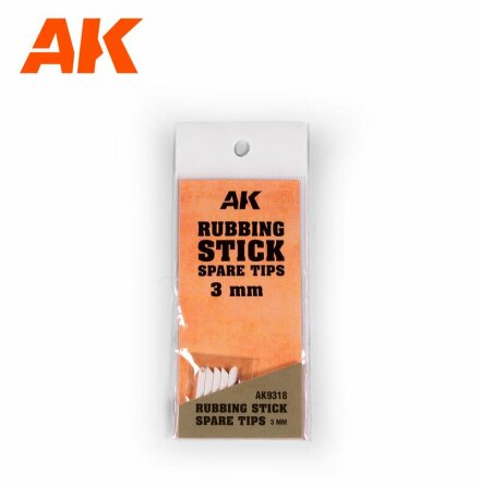 AK9318 Rubbing Stick Spare tips 3 mm
