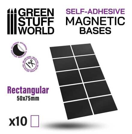 Rectangular Magnetic Sheet SELF-ADHESIVE - 50x75mm