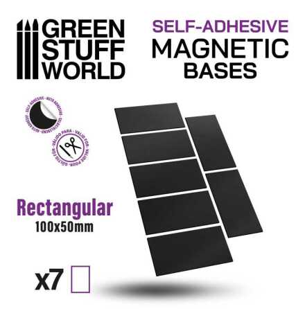 Rectangular Magnetic Sheet SELF-ADHESIVE - 100x50mm