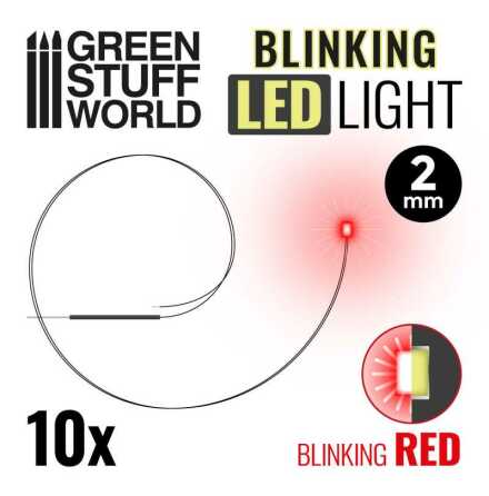 BLINKING LEDs - RED - 2mm