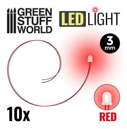 Red LED Lights - 3mm