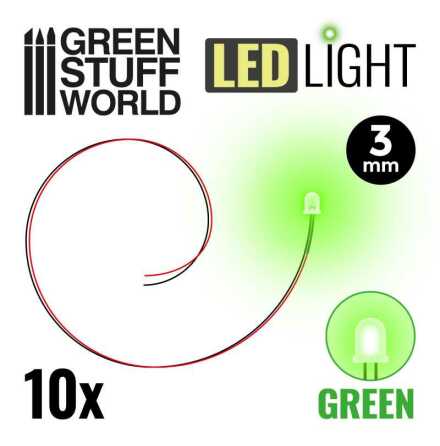 Green LED Lights - 3mm