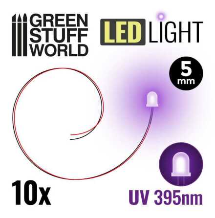 LEDs ULTRAVIOLET light - 5mm