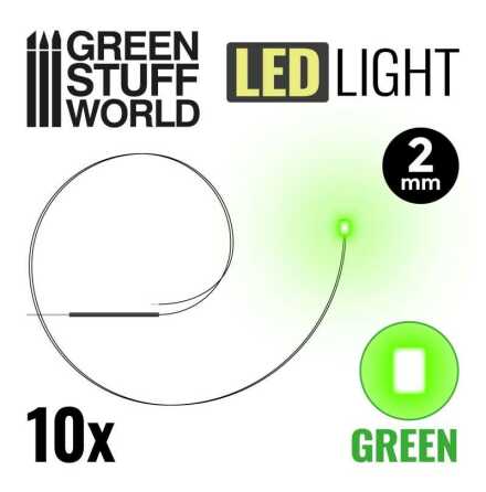 Green LED Lights - 2mm