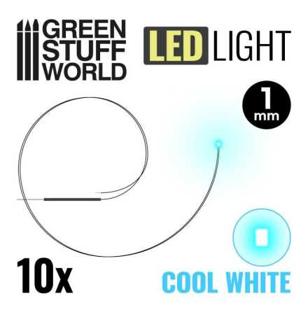 Cool White LED Lights - 1mm