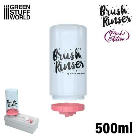 BRUSH RINSER BOTTLE 500ml - Pink ed