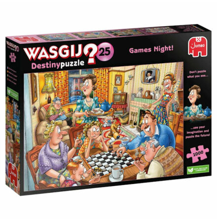 Puzzle Wasgij Destiny 25 Games Night! (1000 pieces)