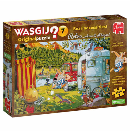 Puzzle Wasgij Retro Original 7 bear necessities (1000 pieces)