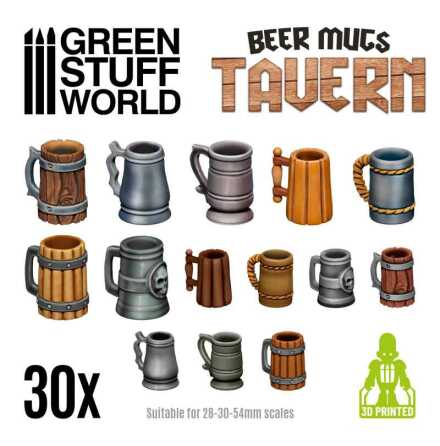 Beer Mugs - Tavern