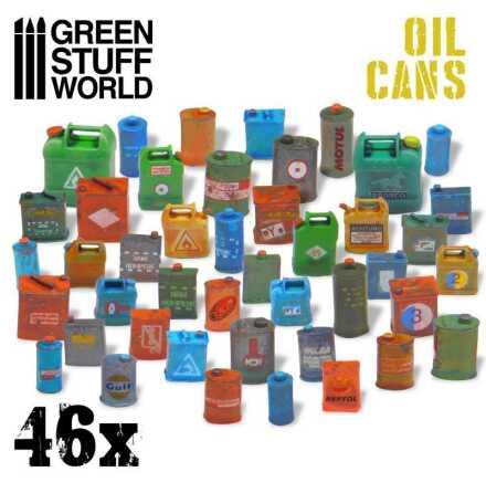 46x Resin Oil Cans