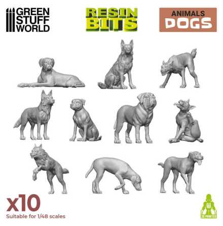 3D printed set - Dogs