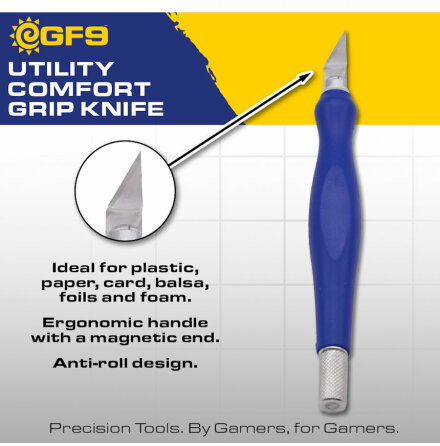 GF9 Tools: Utility Comfort Grip Knife