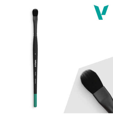 Vallejo Brush: Shader Series flat filbert synthetic No. 8