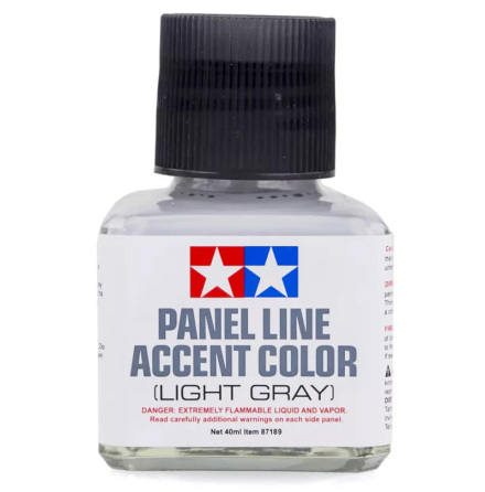 TAMIYA Panel Line Accent Color Light Grey (40ml)