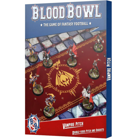 BLOOD BOWL VAMPIRE TEAM PITCH & DUGOUTS