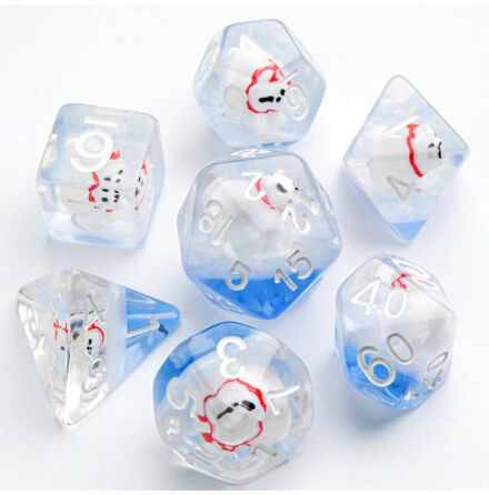 Embraced Series: Polar Bear (7-Die RPG Dice set)