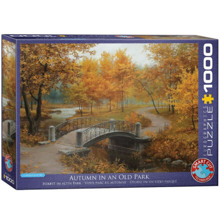 Puzzle - Autumn in an old park (1000 pieces)
