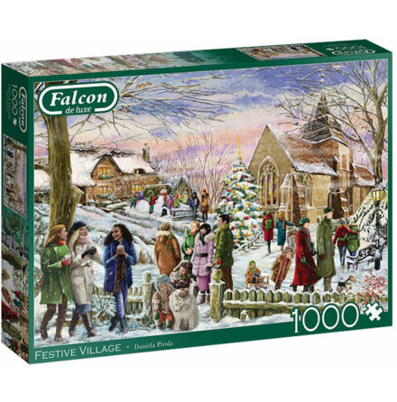 Puzzle Falcon - Festive Village (1000 pieces)