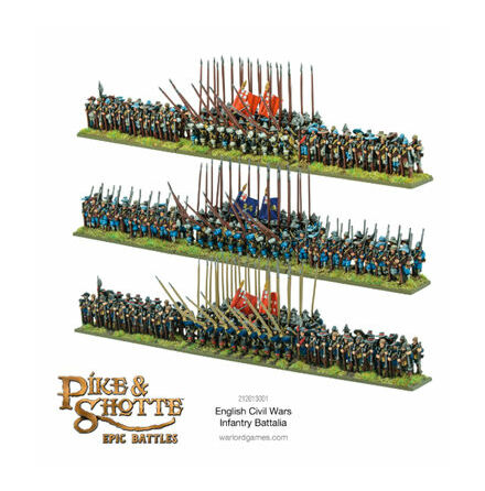 PIKE & SHOTTE EPIC BATTLES - ENGLISH CIVIL WARS INFANTRY BATTALIA