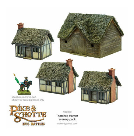 PIKE & SHOTTE EPIC BATTLES - THATCHED HAMLET SCENERY PACK