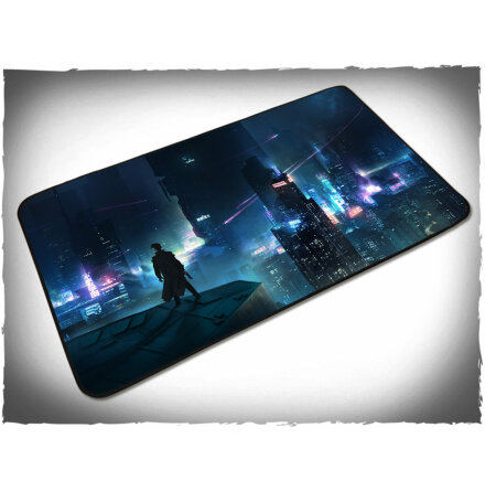 Card game mat - TCG Cyberpunk (24x14 inch)