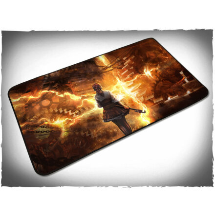 Card game mat - TCG Steampunk (24x14 inch)