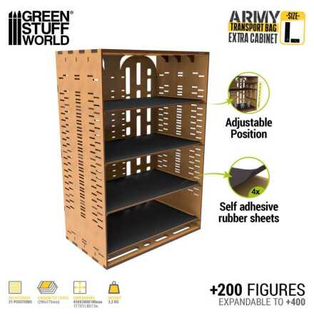 Army Transport Bag (GreenStuffWorld) Extra Cabinet Large