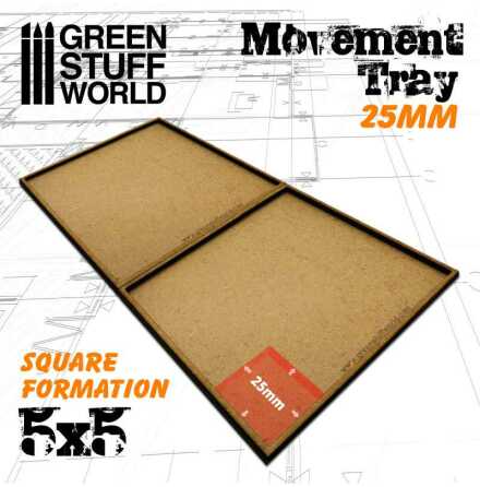 MDF Movement Trays 125x125mm