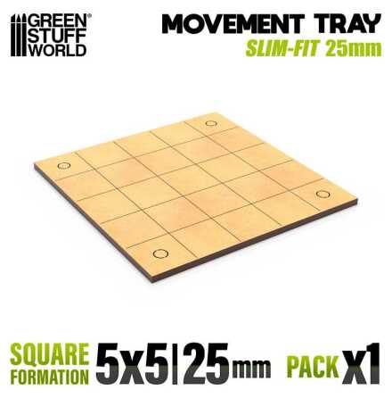 MDF Movement Trays - Slimfit Square 125x125mm