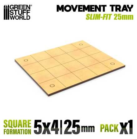 MDF Movement Trays - Slimfit Square 125x100mm