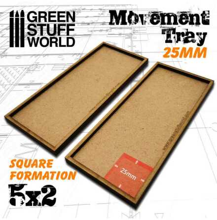 MDF Movement Trays 125x50mm