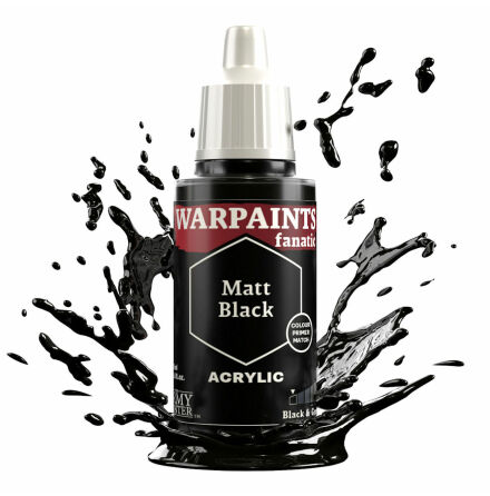 Warpaints Fanatic: Matt Black (18ml)