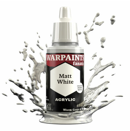 Warpaints Fanatic: Matt White (18ml) Release 2024-04-20