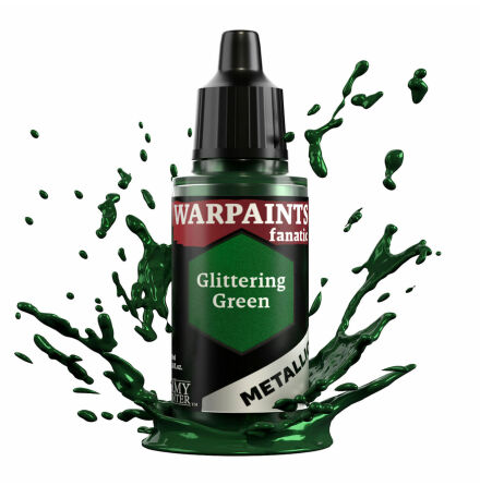 Warpaints Fanatic Metallic: Glittering Green (18ml)