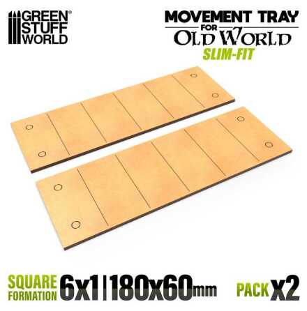 MDF Movement Trays - Slimfit 180x60mm