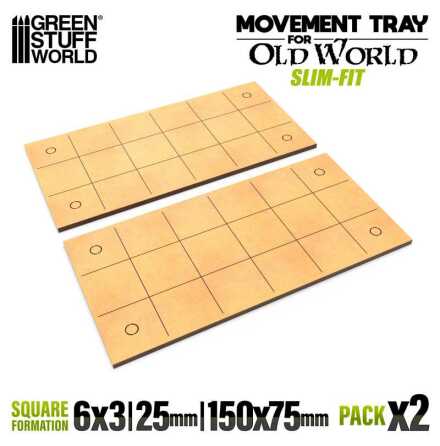 MDF Movement Trays - Slimfit 150x75mm