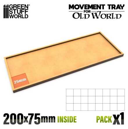 MDF Movement Trays - 200x75mm