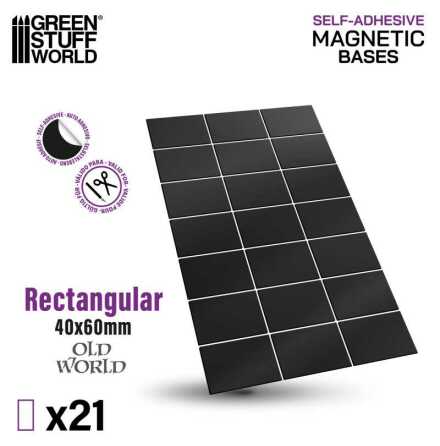 Rectangular Magnetic Sheet SELF-ADHESIVE - 40x60mm