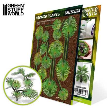 Colored Paper Plants - Ground Palm