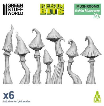 3D printed set - Goblin Mushrooms XL