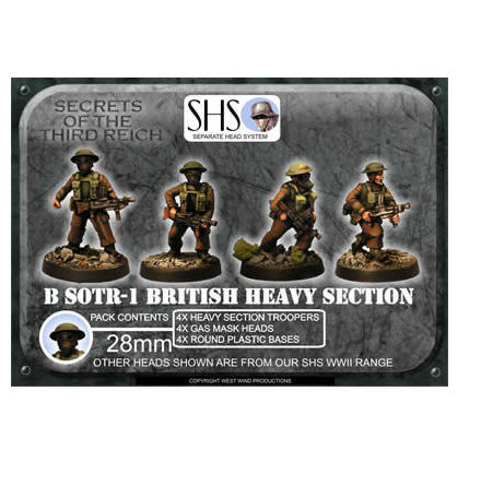 Heavy Section Assault Bren 1 (SHS) Gas Mask Heads (4)