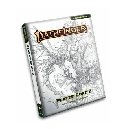 Pathfinder P2: Player Core 2 Sketch Cover (2nd ed) Release Augusti 2024
