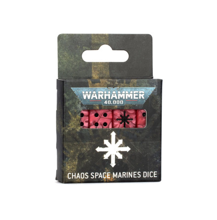 CHAOS SPACE MARINES DICE (10th ed) Release 2024-05-25