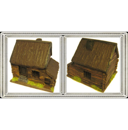 Soviet loghouse, small (15mm skala)