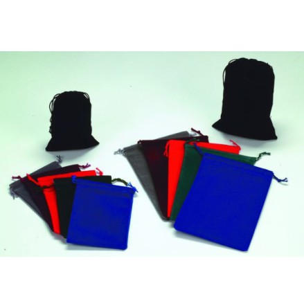 Suedecloth Dice Bag (L): Royal Blue