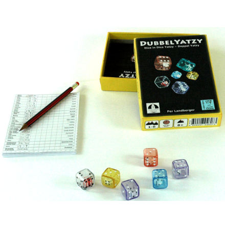 DUBBELYATZY / DICE-IN-DICE YATZY (Swe, Eng, Ger)